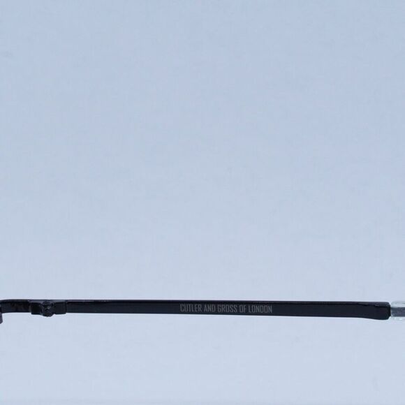 🕶️ New Cutler and Gross CG1277S 002 Sunglasses - Black on Crystal Frame - Picture 6 of 10